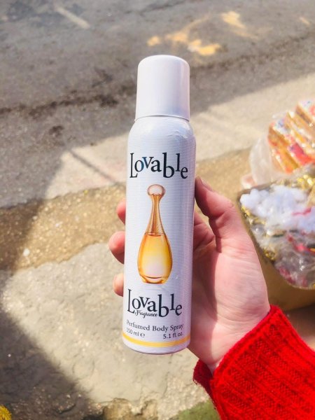بخاخ معطر للجسم من نوع Lovable بحجم 150 مل